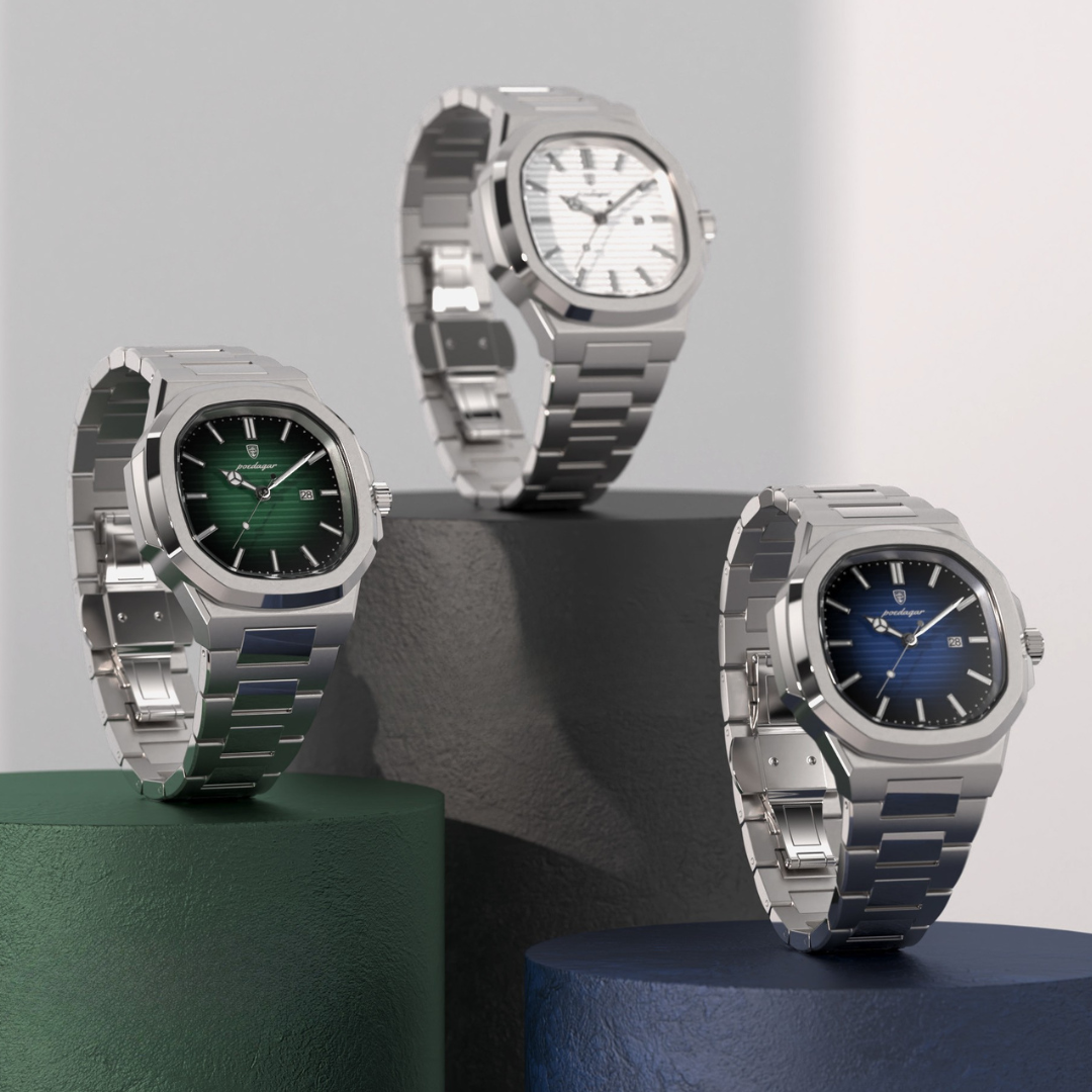 SINTIVO™ Bold Saffier Horloge