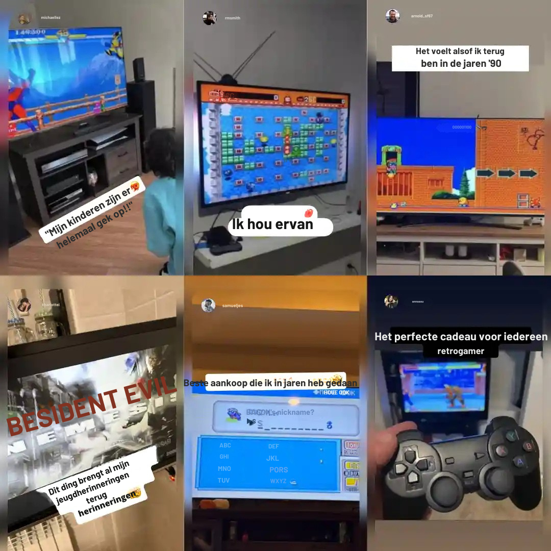 SINTIVO™ 4K Retro Console met Handheld Controller