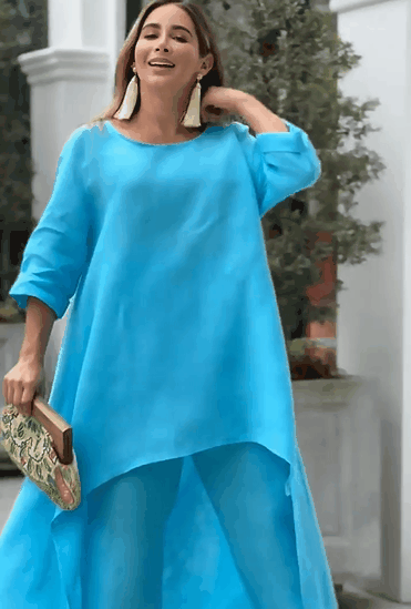 SINTIVO™ Stijlvol Effen Kleur Linnen Kostuum