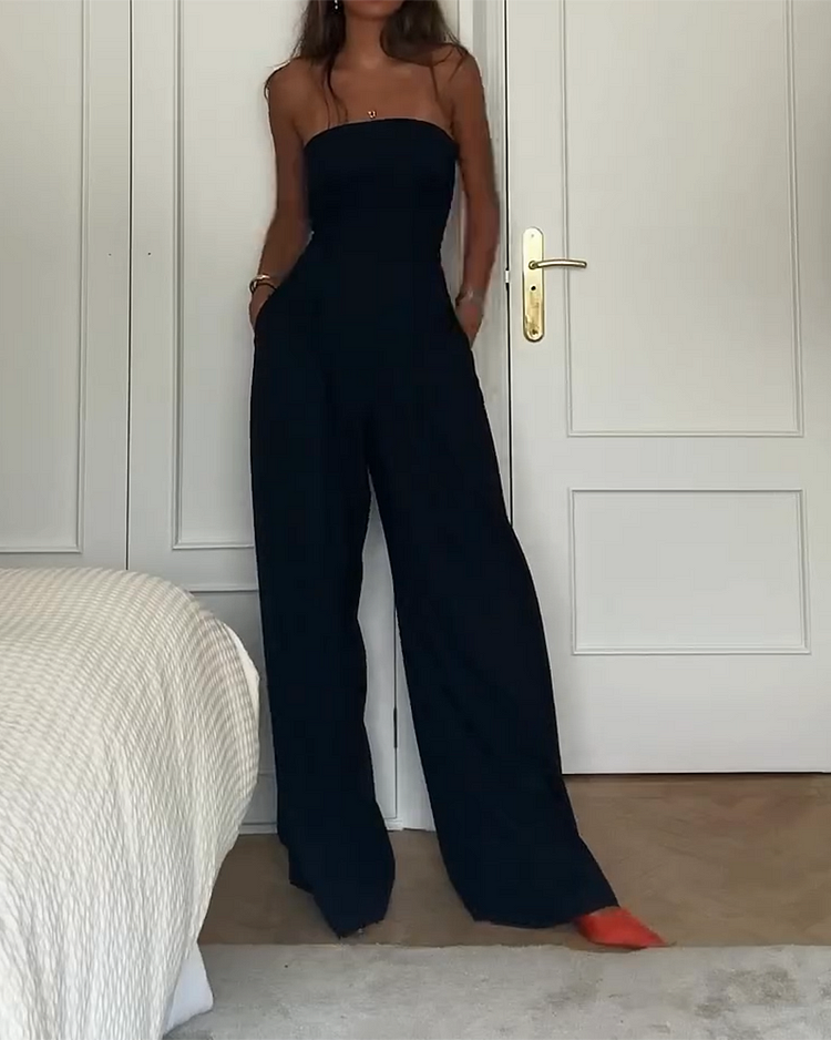 SINTIVO™ Elegante Strapless Jumpsuit