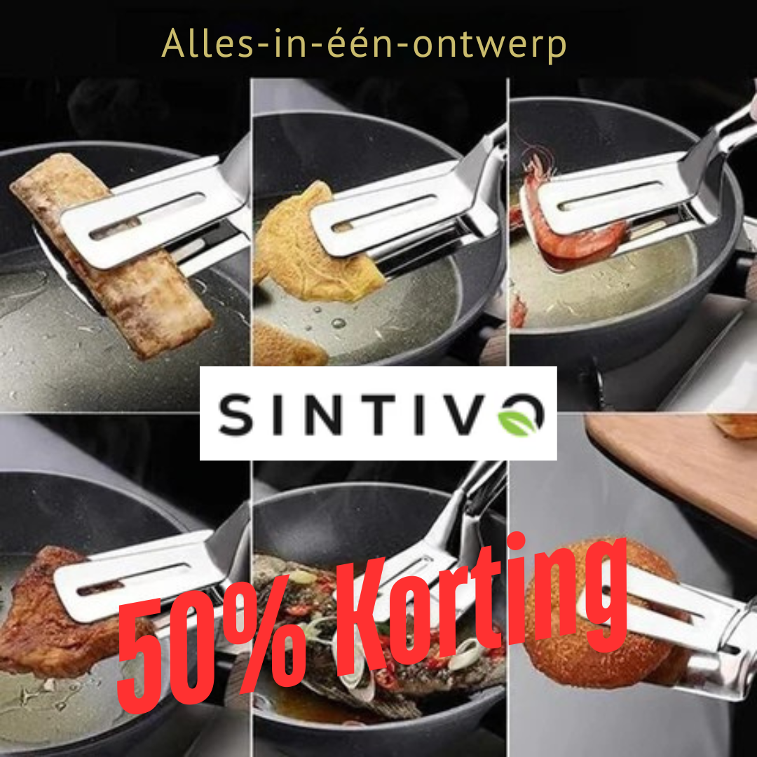 SINTIVO™ Roestvrijstalen Dubbele Schep Clip