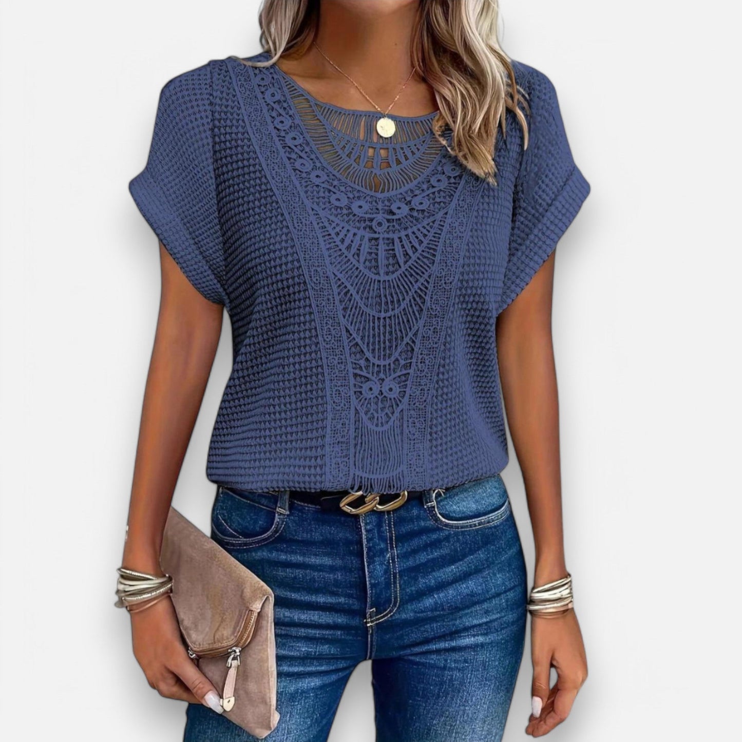 SINTIVO™ Elegante Kantblouse