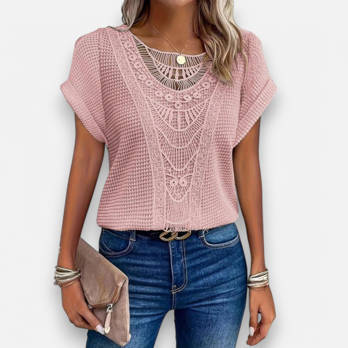 SINTIVO™ Elegante Kantblouse