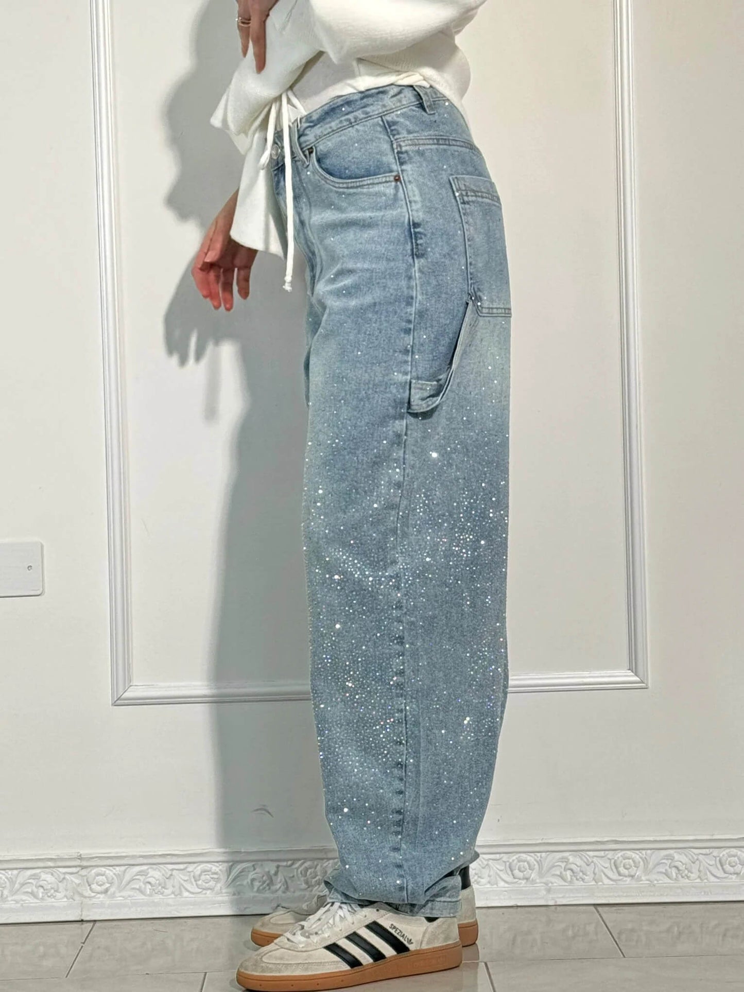 SINTIVO™ Relaxed fit Jeans met Hoge Taille