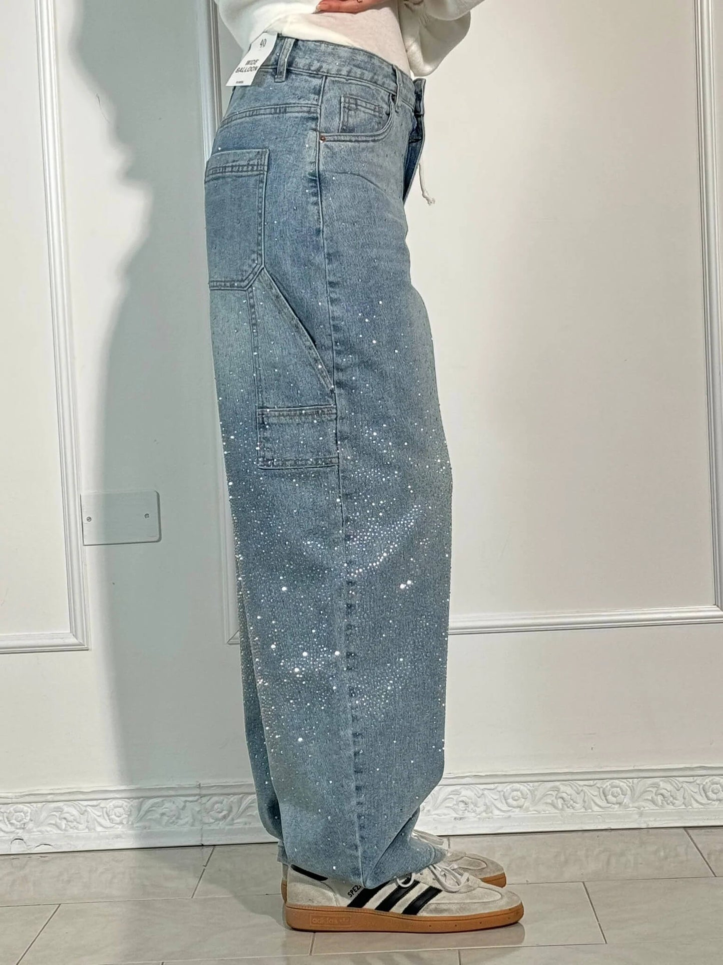 SINTIVO™ Relaxed fit Jeans met Hoge Taille