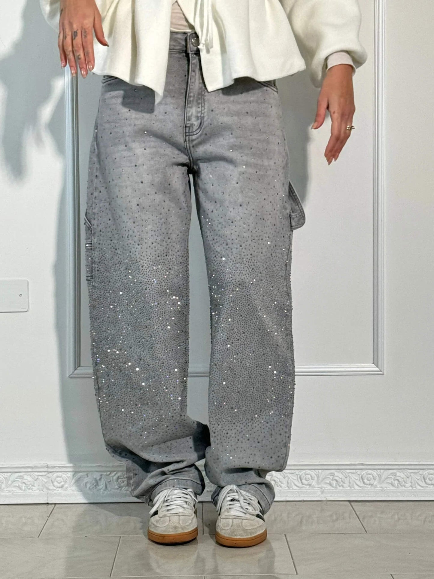 SINTIVO™ Relaxed fit Jeans met Hoge Taille