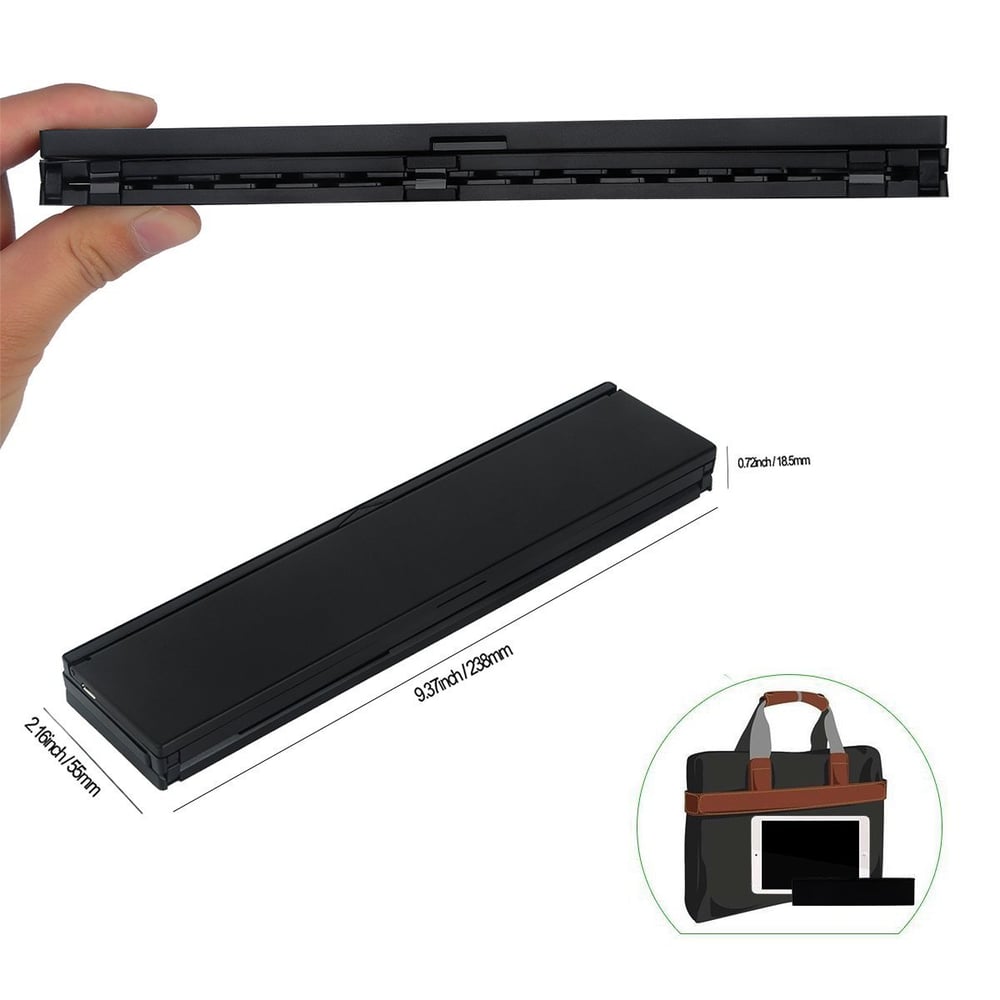 SINTIVO™ Slim Vouwbaar Draadloos Toetsenbord