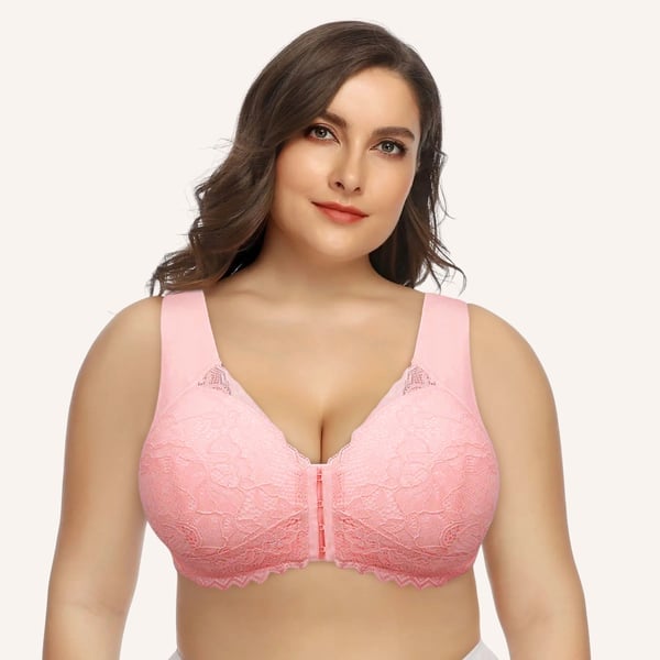 SINTIVO™ Comfortabele Beha met Voorsluiting en Kantdetails