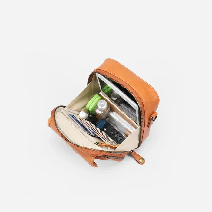 SINTIVO™ Vintage Leren Schoudertas