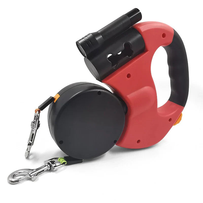 SINTIVO™  Uitschuifbare Dubbele Hondenriem