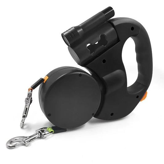 SINTIVO™  Uitschuifbare Dubbele Hondenriem