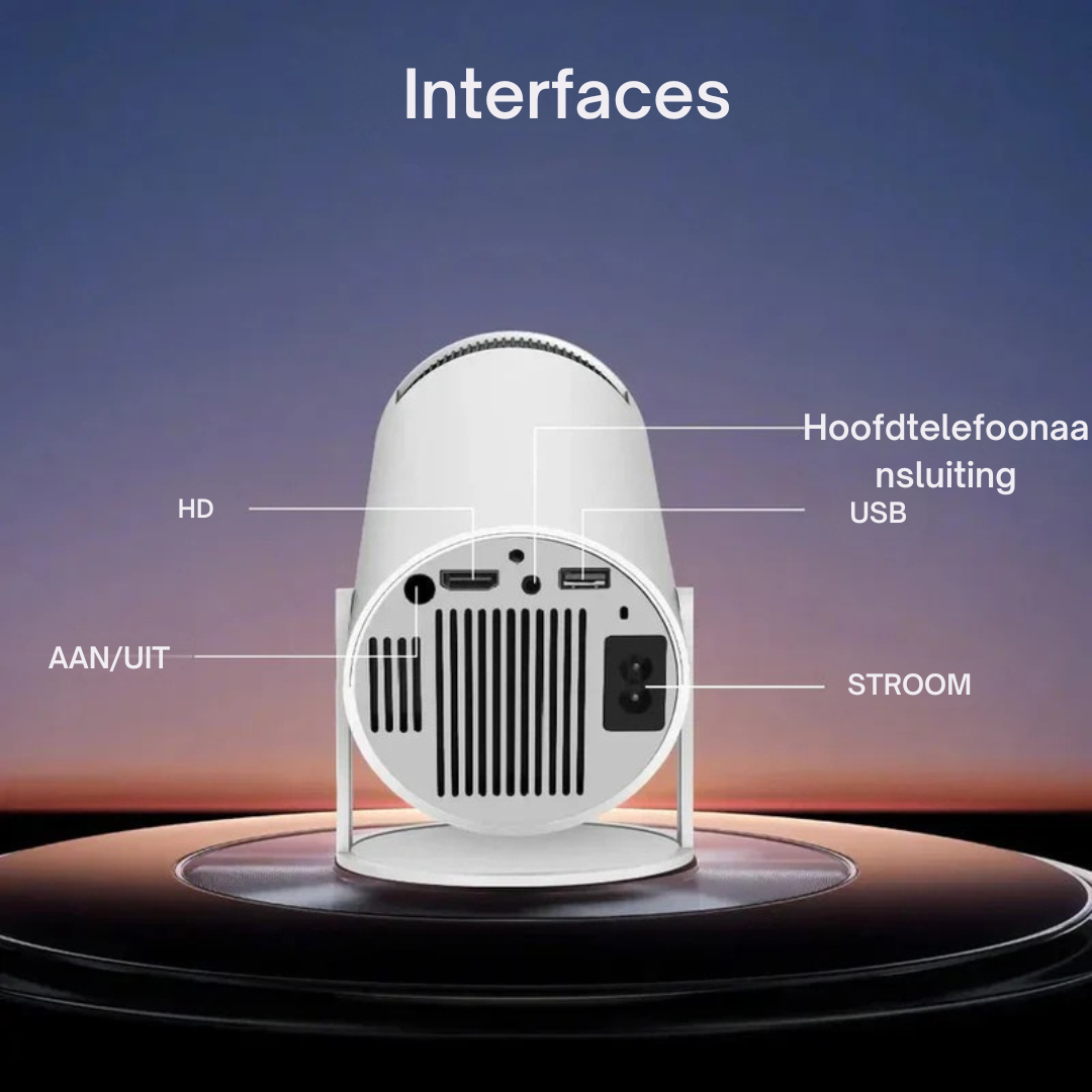 SINTIVO™ Pro Draadloze Bluetooth Projector