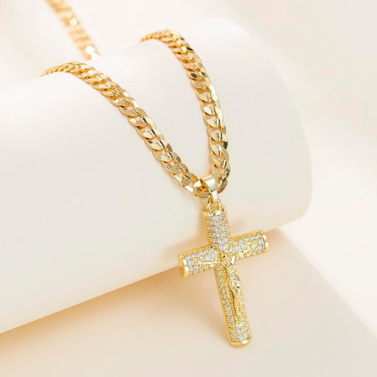SINTIVO™ Luxe Kruis Hanger met Ketting
