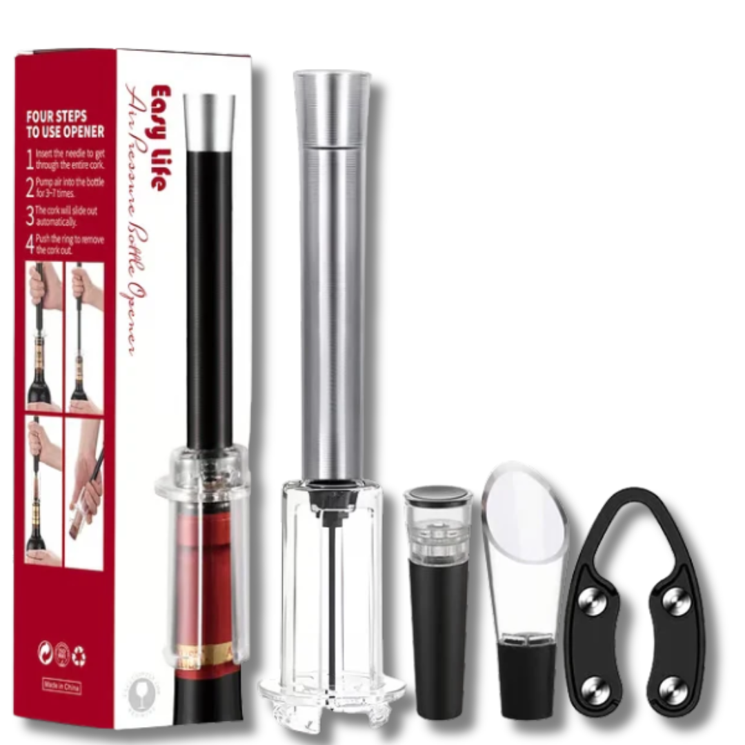 SINTIVO™ Air Pump Wijnopener met Kurkenverwijderaar