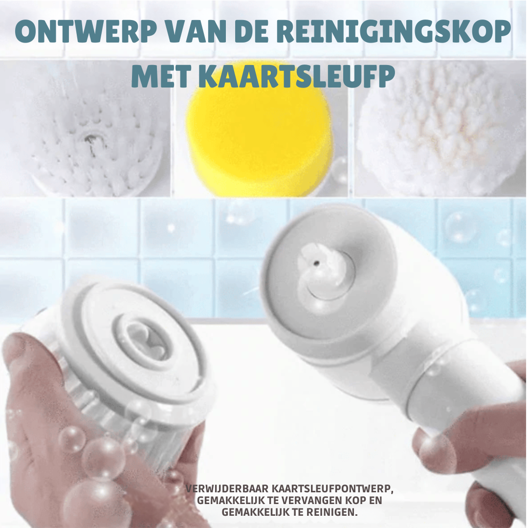 SINTIVO™ Elektrische Reinigingsborstel met USB Oplaadfunctie