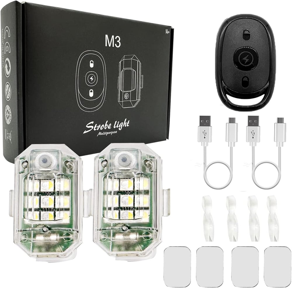 SINTIVO™ LED verlichting voor auto en motorfiets met Afstandsbediening