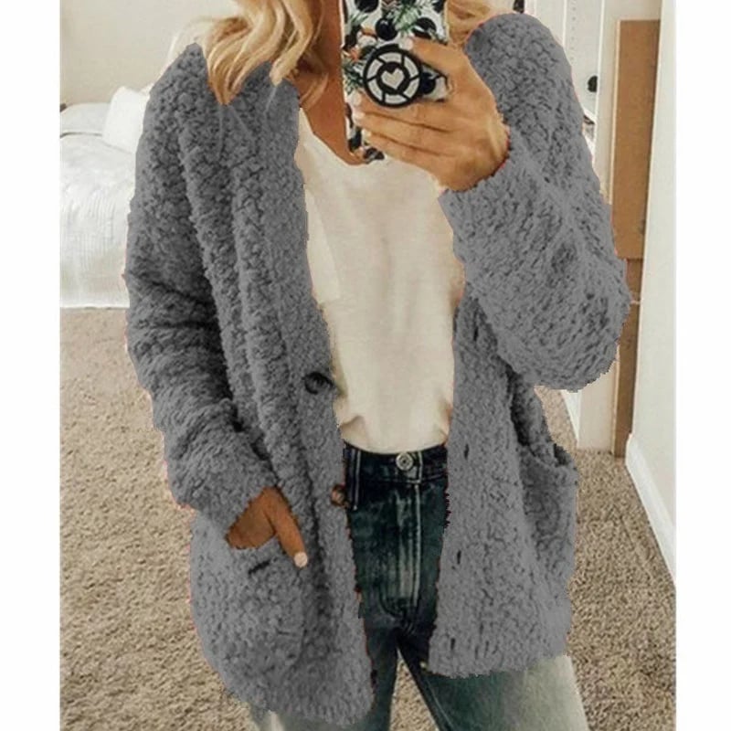 SINTIVO™ Cardigan Casual Fluwelen Korte Jas