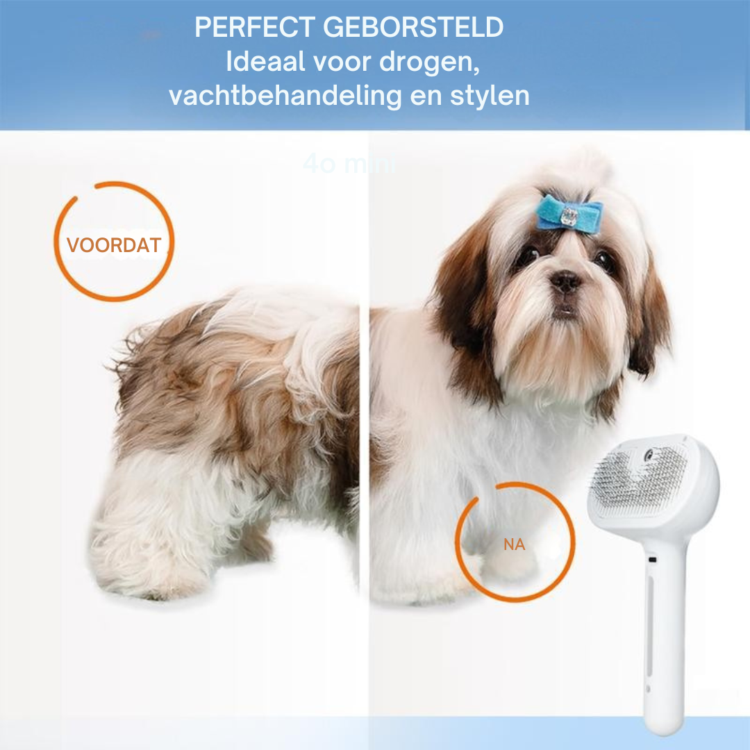 SINTIVO™ Verharing Verminderende Huisdierborstel
