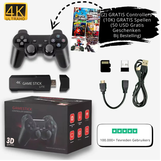 SINTIVO™ 4K Retro Console met Handheld Controller