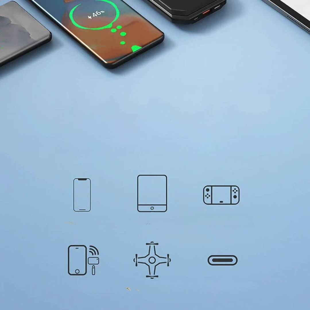 SINTIVO™ Fast Charge Inklapbare Autolader
