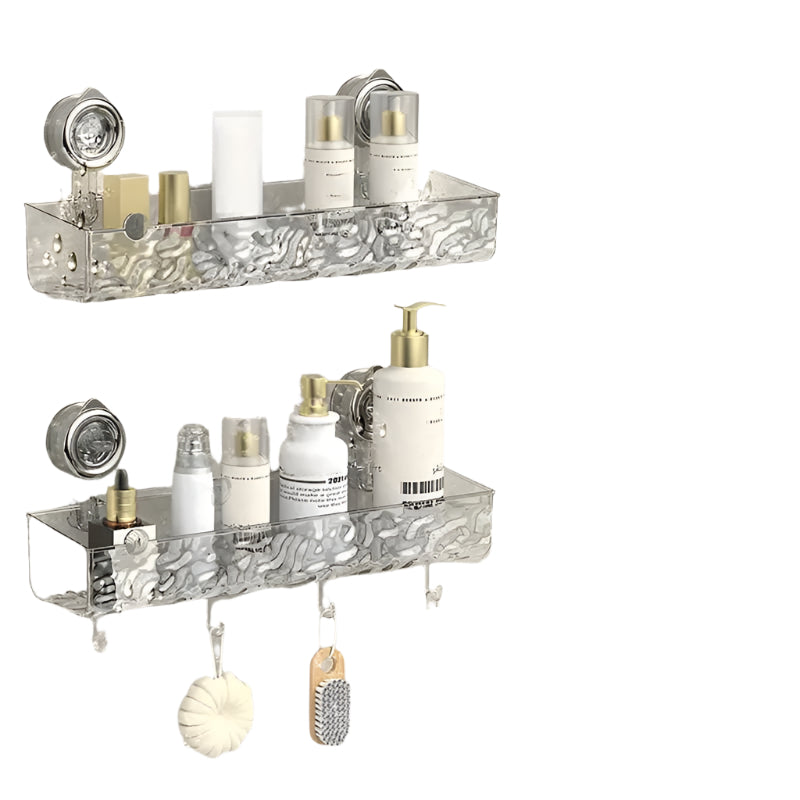 SINTIVO™ Luxe transparante opbergplank met zuignappen