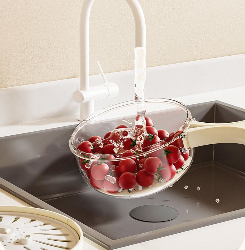 SINTIVO™ Groente- en Fruitwasbak met Meerdere Functies