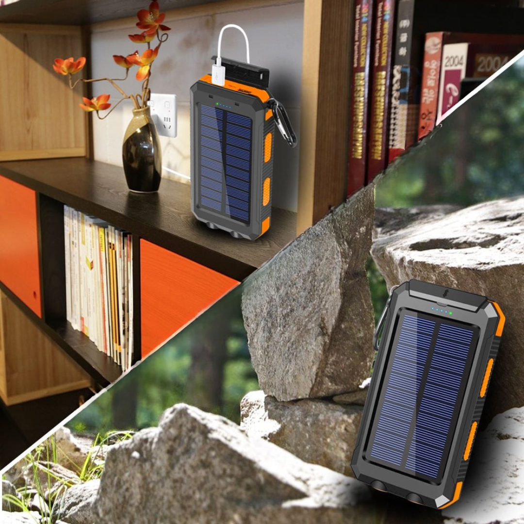 SINTIVO™ Draagbare Solar Powerbank 10000 mAh