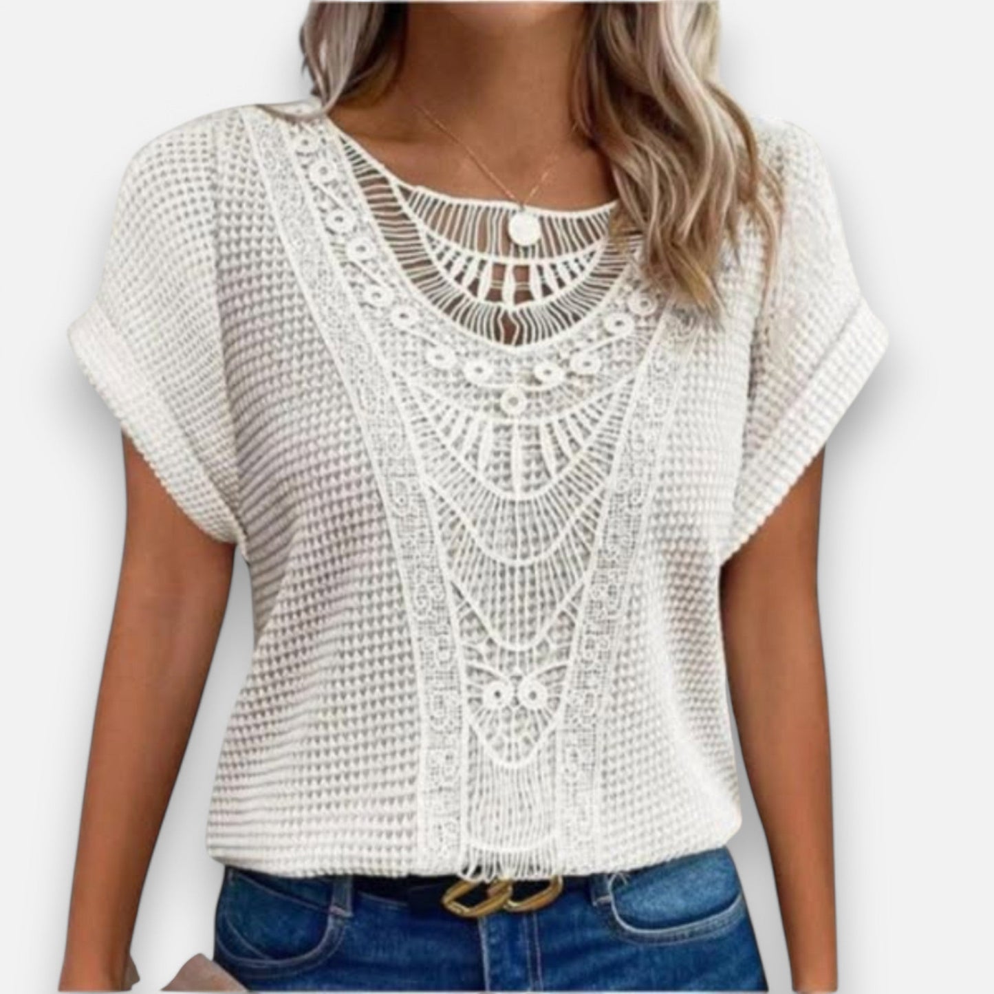 SINTIVO™ Elegante Kantblouse