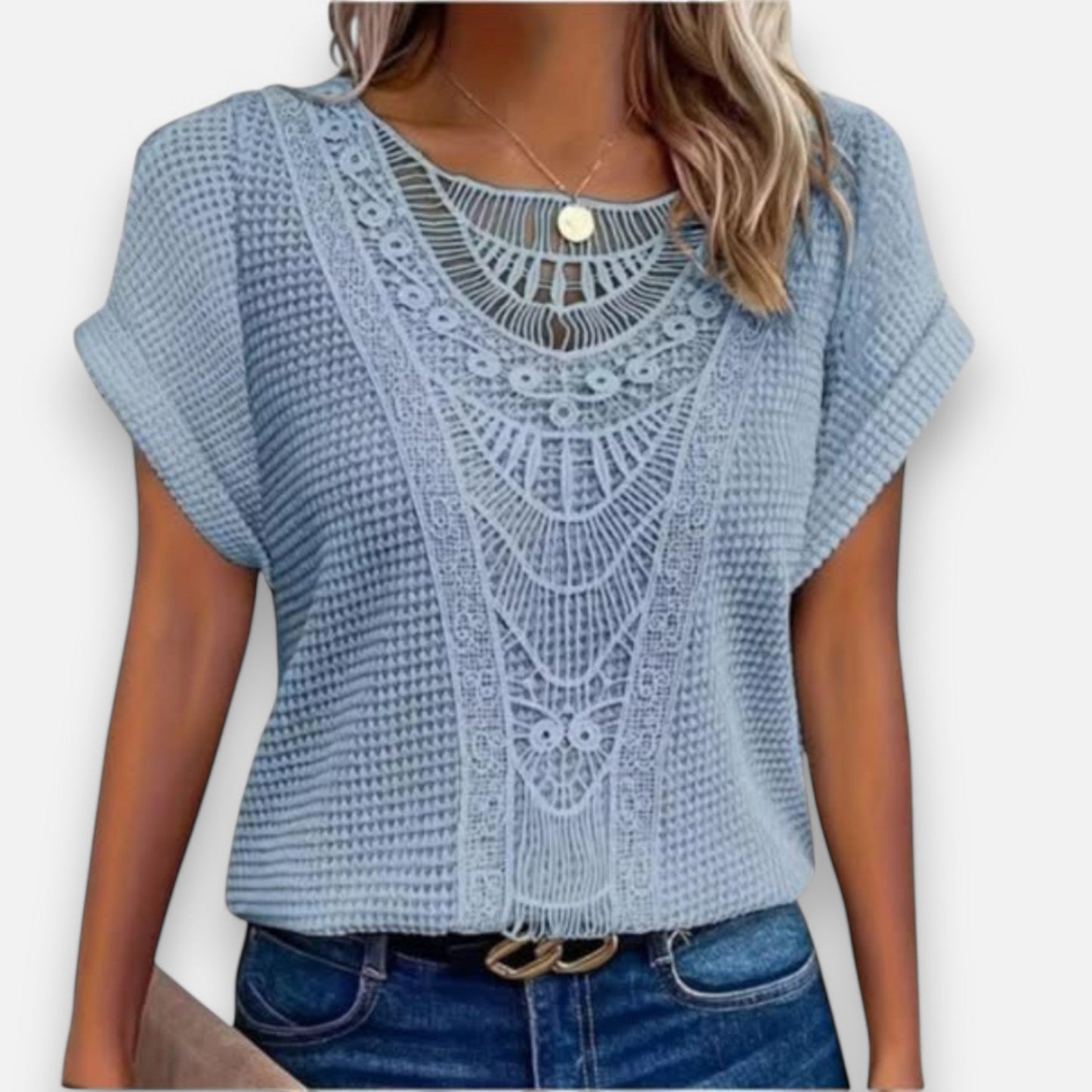 SINTIVO™ Elegante Kantblouse