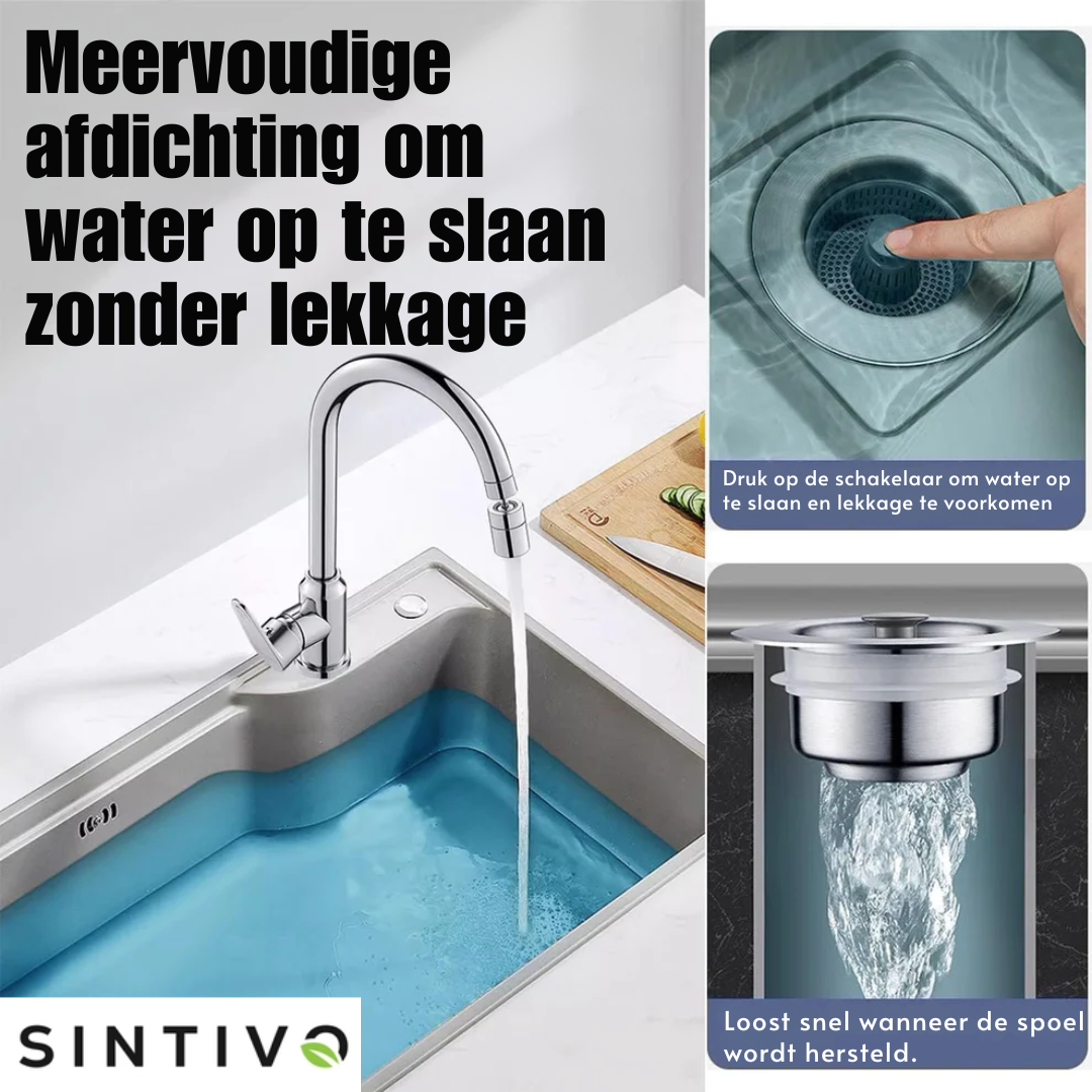 SINTIVO™ Verbeterde Afvoerzeef voor de Gootsteen