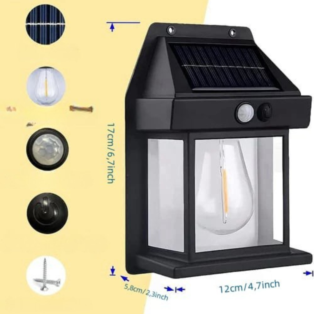 SINTIVO™ Nieuwe Solar Wandlamp voor Buiten