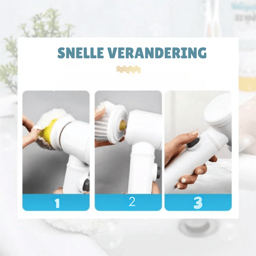 SINTIVO™ Elektrische Reinigingsborstel met USB Oplaadfunctie