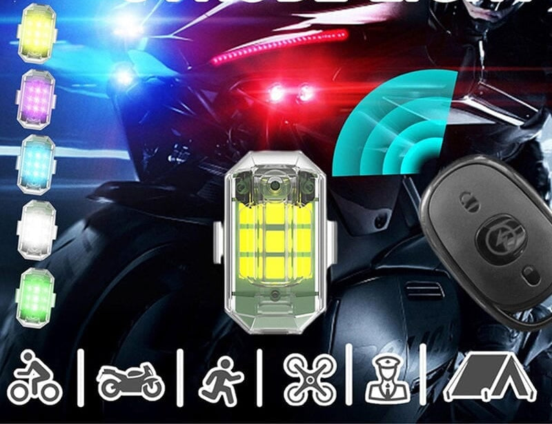 SINTIVO™ LED verlichting voor auto en motorfiets met Afstandsbediening