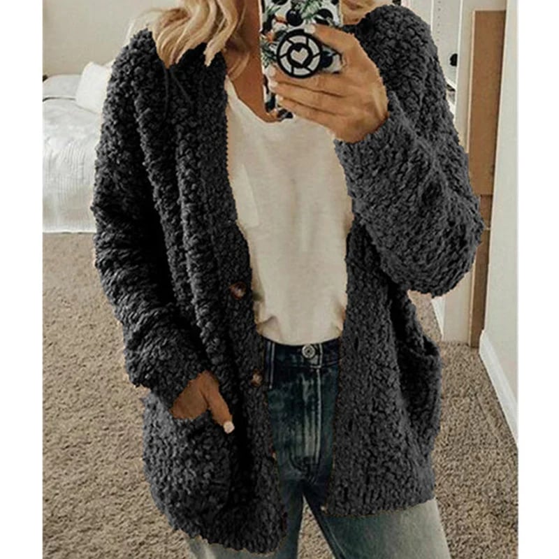 SINTIVO™ Cardigan Casual Fluwelen Korte Jas