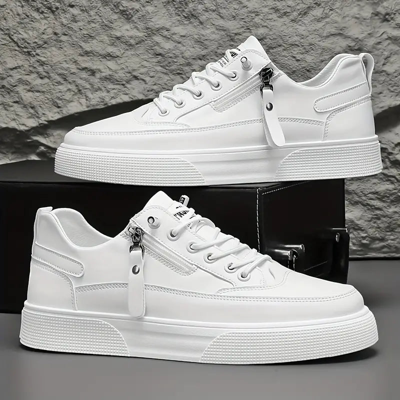 SINTIVO™ Klassieke Pasvorm Leren Sneakers