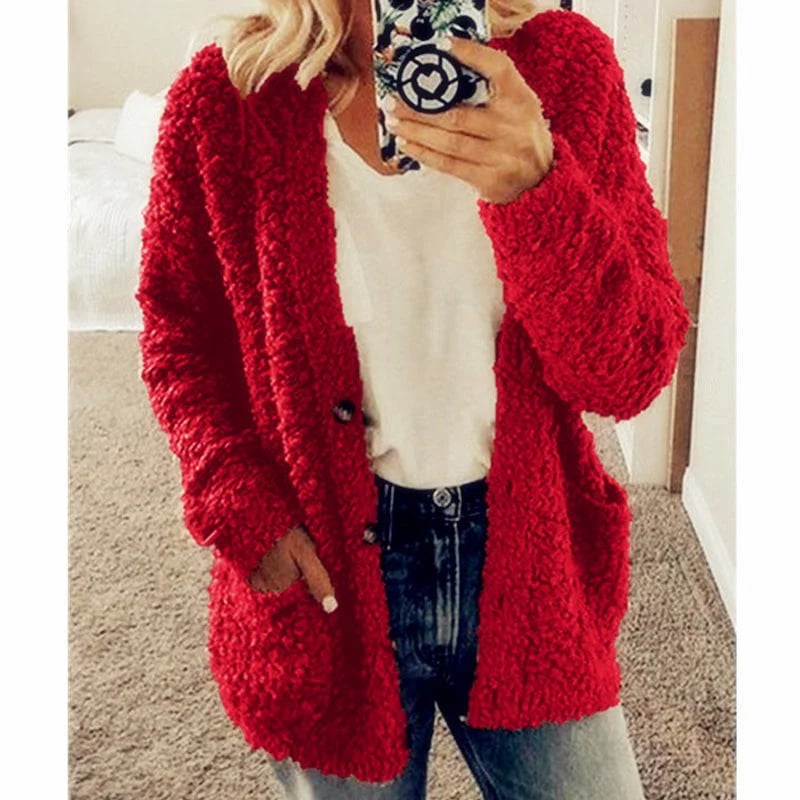SINTIVO™ Cardigan Casual Fluwelen Korte Jas