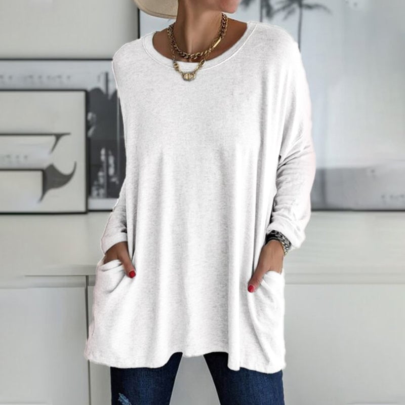 SINTIVO™ T-shirt met ronde hals en lange mouwen
