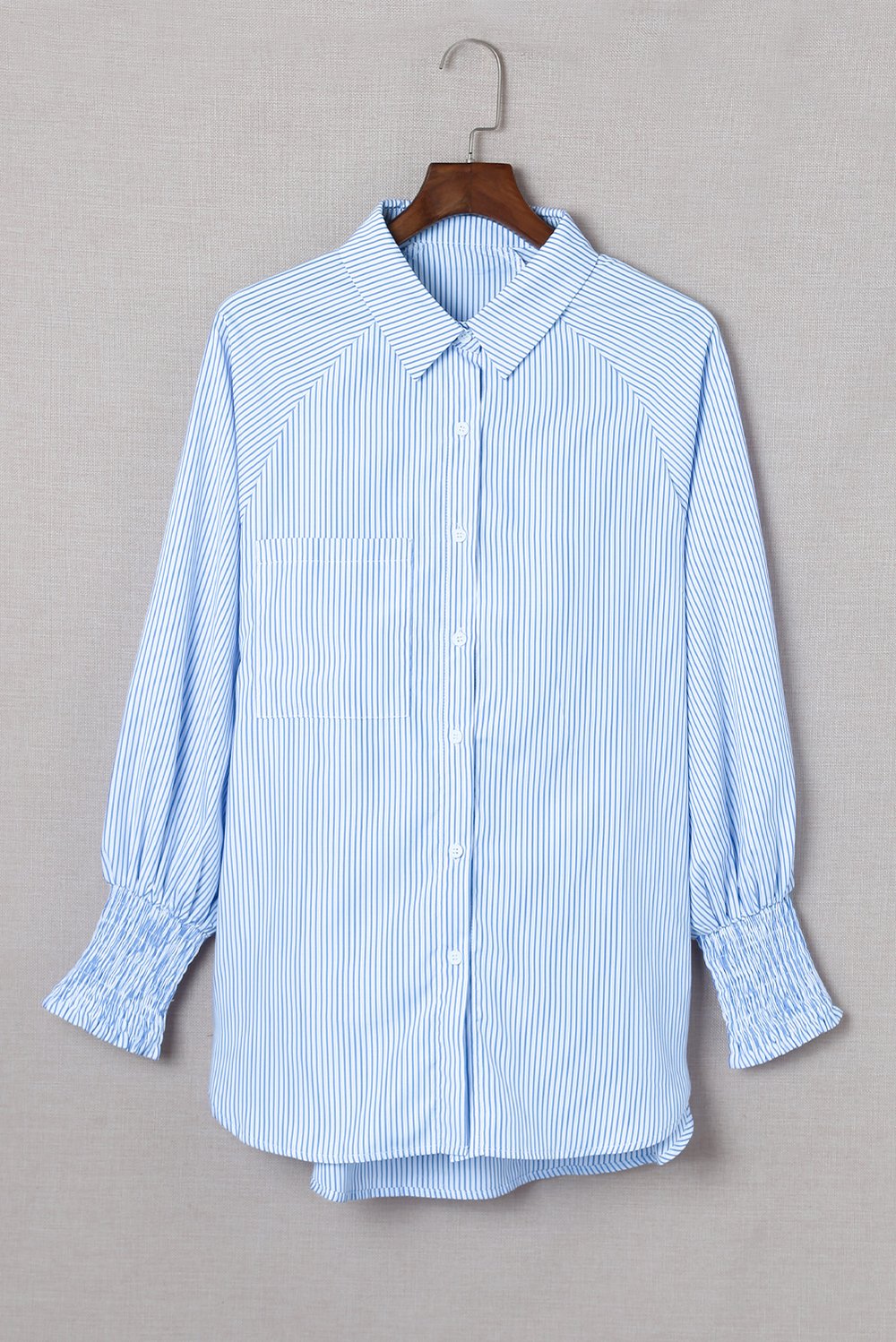 SINTIVO™ Elegante Midi-Blouse met Oversized Mouwen