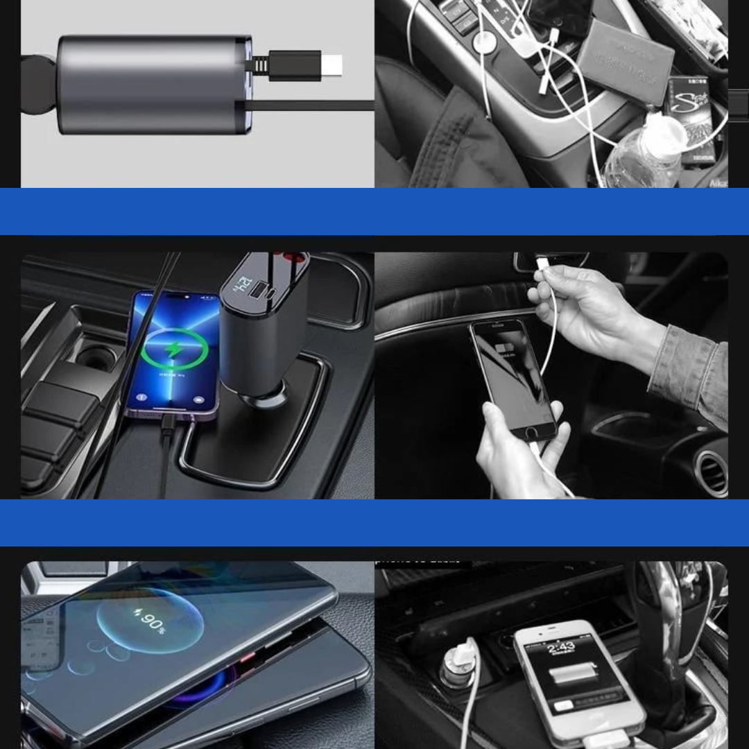 SINTIVO™ Fast Charge Inklapbare Autolader