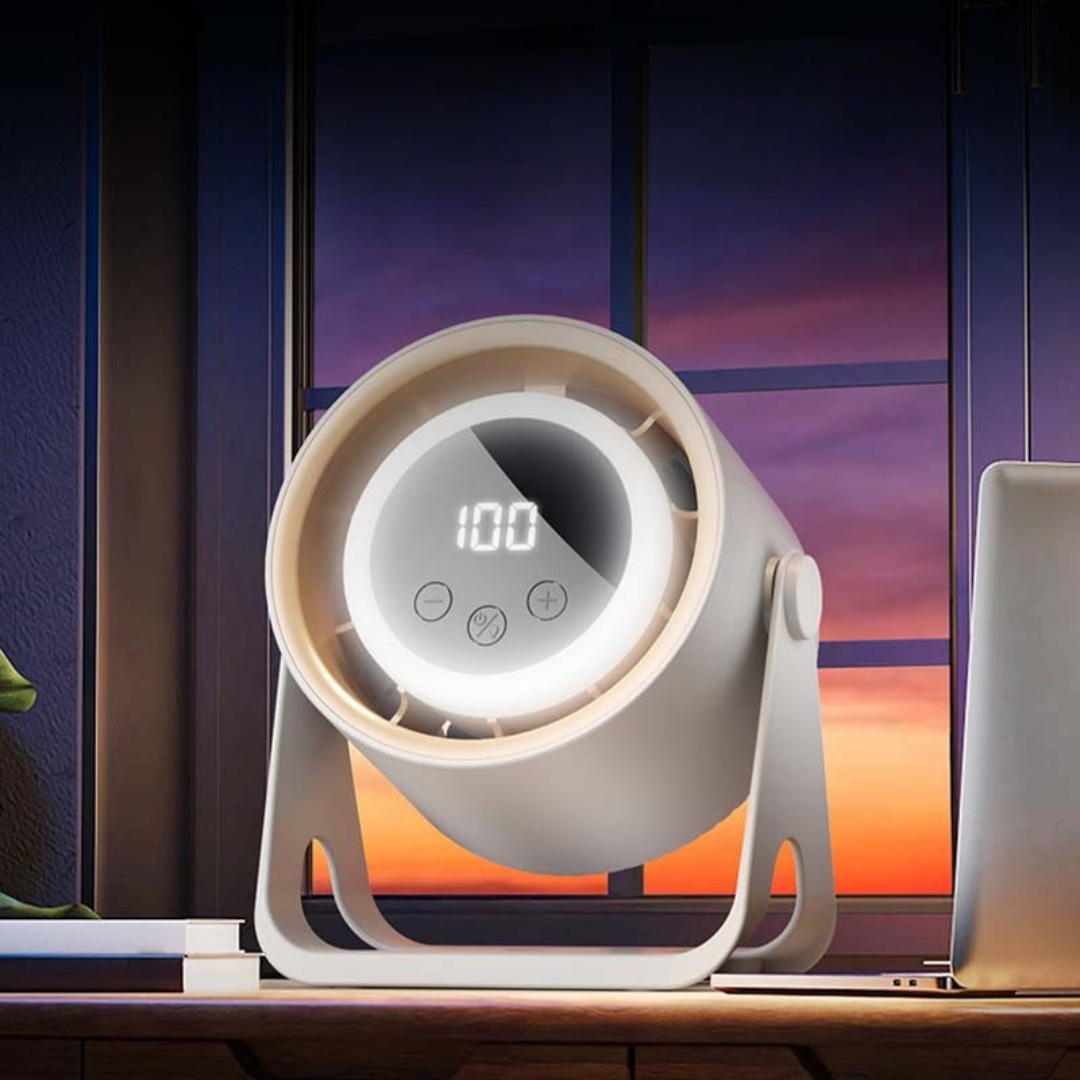 SINTIVO™ Moderne Bladloze Bureaufan