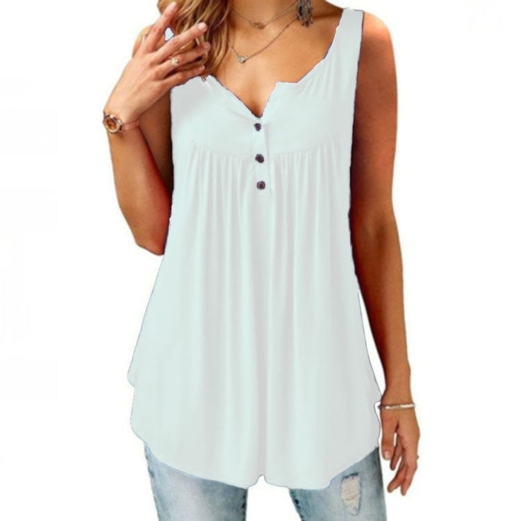 SINTIVO™ Chique Loszittend Mouwloos Shirt