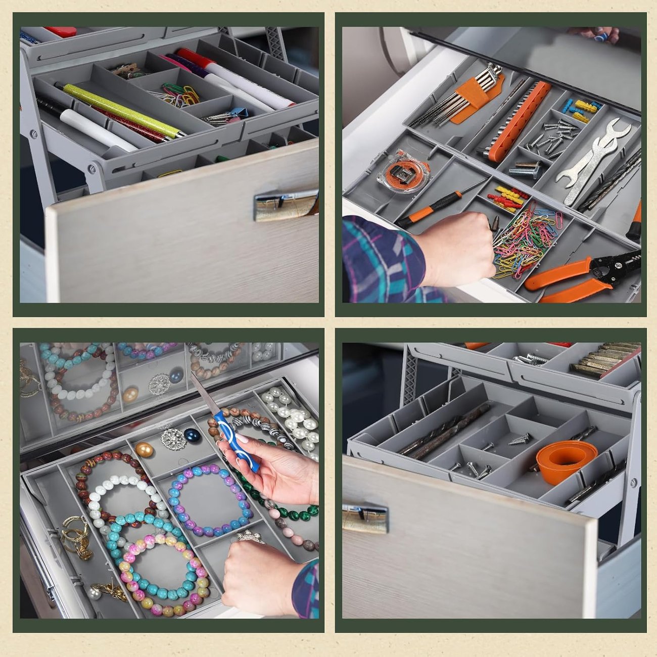 SINTIVO™ Uitschuifbare Sieraden- en Accessoire Organizer