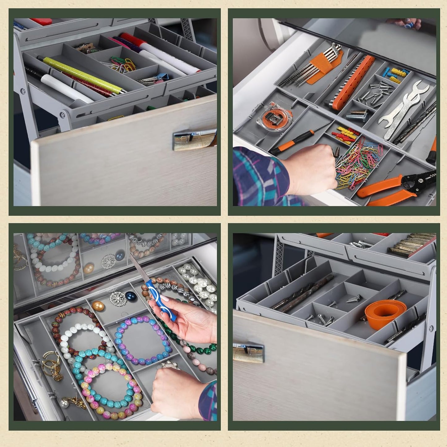 SINTIVO™ Uitschuifbare Sieraden- en Accessoire Organizer