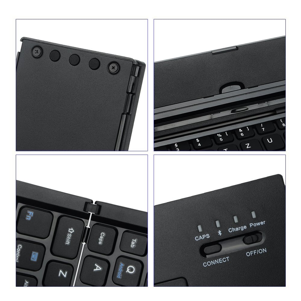 SINTIVO™ Slim Vouwbaar Draadloos Toetsenbord