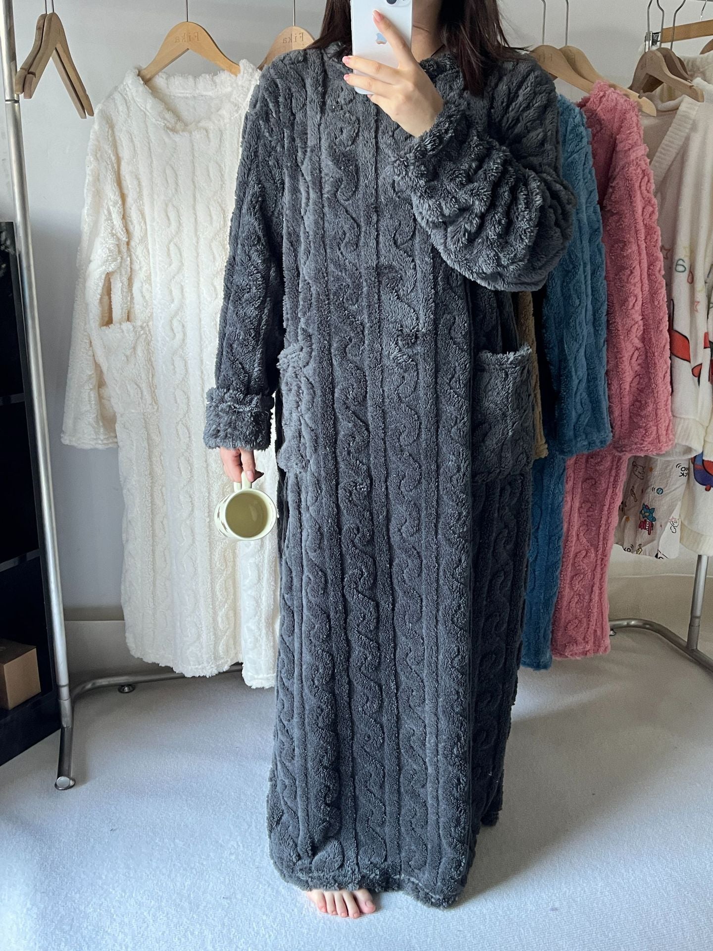 SINTIVO™ Warme oversized badjas