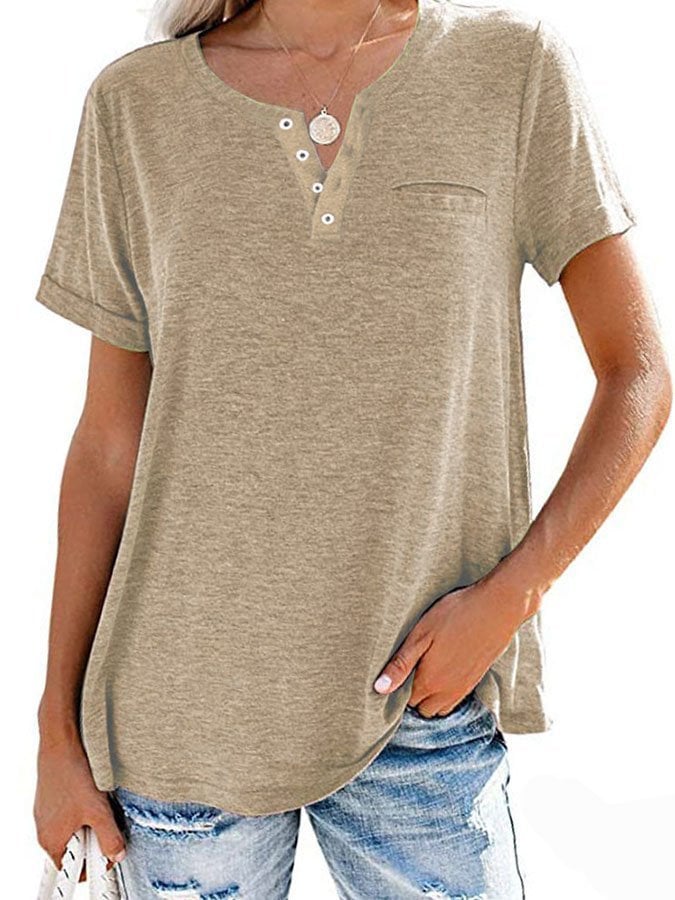 SINTIVO™ Simpele Pasvorm Zakshirt