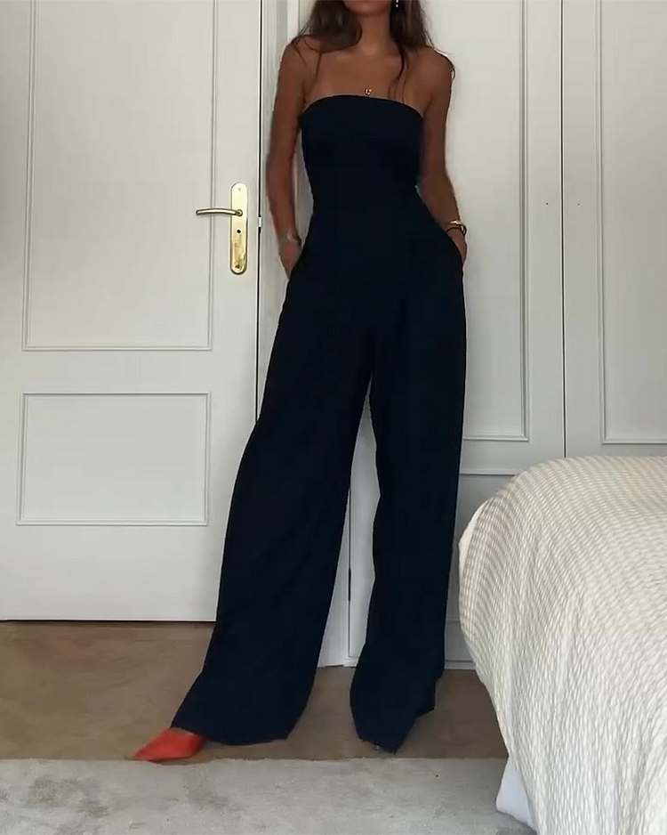 SINTIVO™ Elegante Strapless Jumpsuit