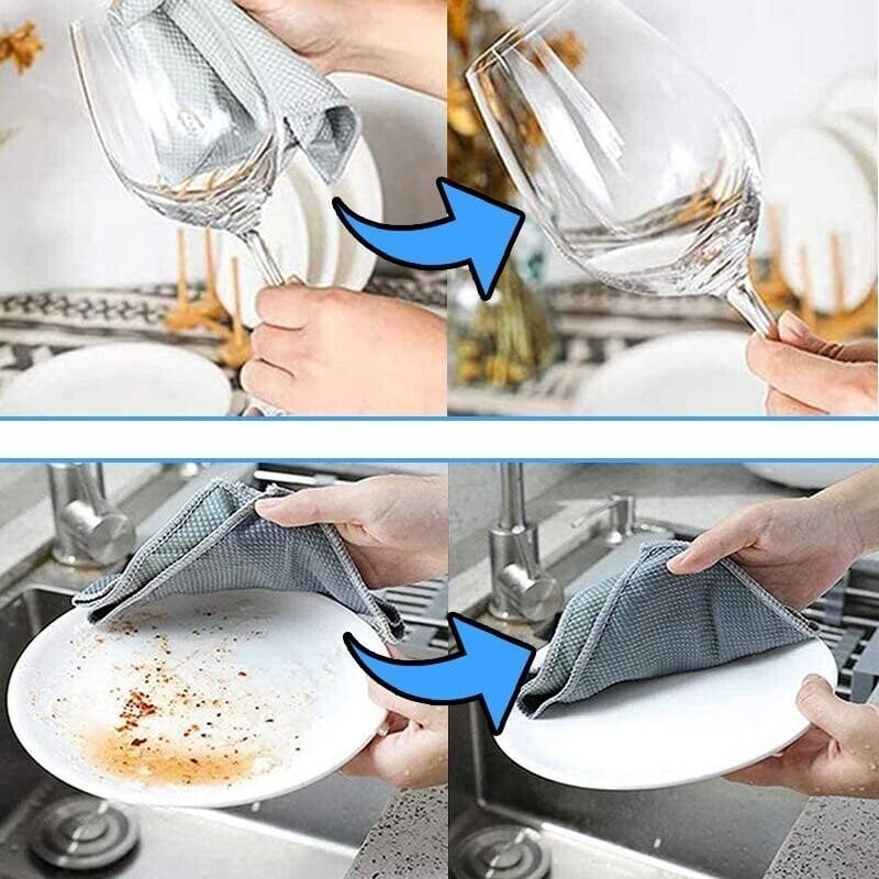 SINTIVO™ Herbruikbare streeploze schoonmaakdoekjes