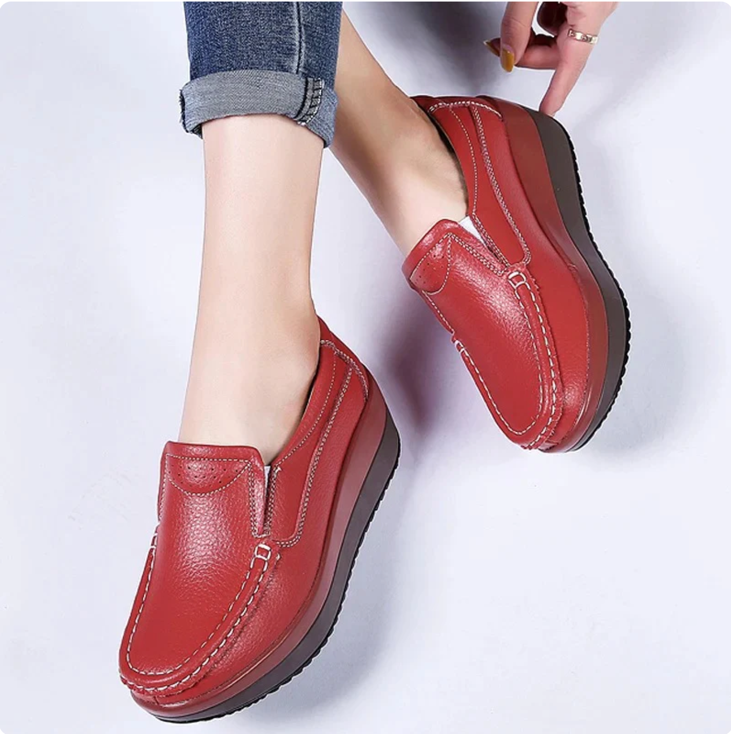 SINTIVO™  Dames Comfort Instappers met Verhoogde Zool