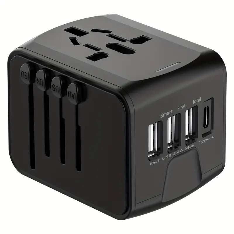 SINTIVO™ Universele Reisadapter met USB-poorten